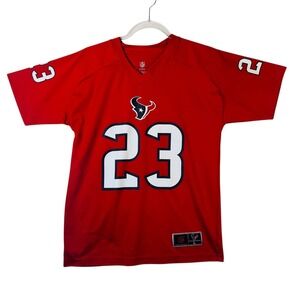 NFL Team Apparel Houston Texans Foster #23 Red Football Jersey Youth Large 14/16
